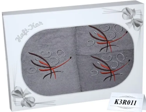 PREZENT KOMPLET TRZECH GRUBYCH RĘCZNIKÓW Z HAFTEM na Arena.pl