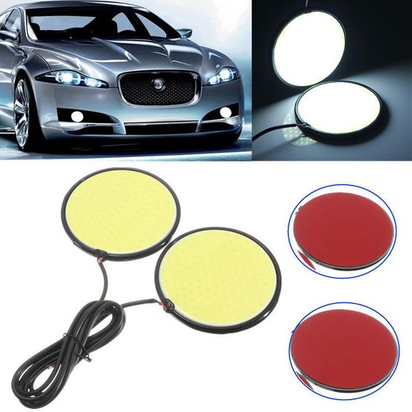 ŚWIATŁA DRL COB LED 24W dzienne 8cm zdjęcie 1