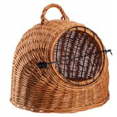 KADAX Transporter Wiklinowy Dla Psa Kota Kosz 49cm