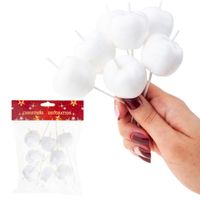 Jabłuszka Jabułka Na Druciku Piku Ozdobne Wianki Stroiki 8Szt