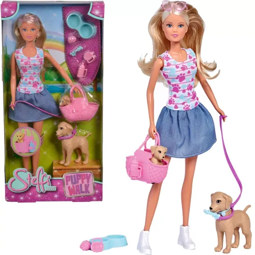 Steffi. Lalka na spacerze z psami na Arena.pl