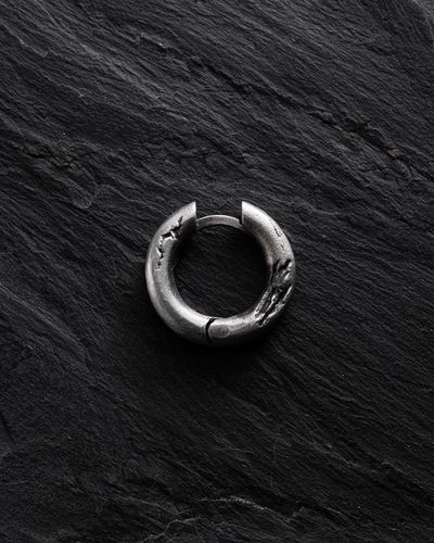 Srebrny kolczyk - kółko KLETTUR na Arena.pl