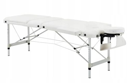 łóżko do masażu składane aluminiowe białe pako 700-039wt na Arena.pl