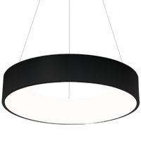 LAMPA wisząca OHIO ML6358 Milagro metalowa OPRAWA okrągła LED 24W 4000K zwis czarny