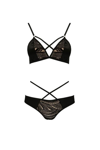 Bielizna-Lara Bikini Black S/M - Casmir zdjęcie 3