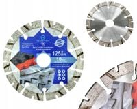 TARCZA DIAMENTOWA SEGMENTOWA KAMIENIA BETONU TURBO PROFESSIONAL 125 MM