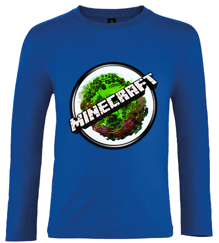 Koszulka z dł.rękaw. Minecraft zdjęcie 1
