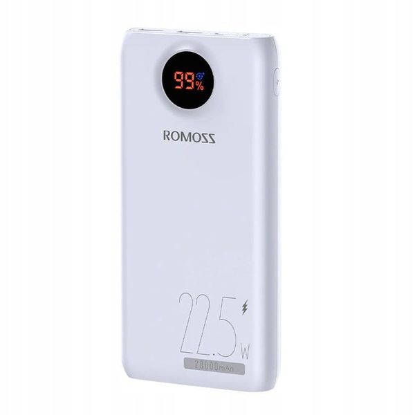 ROMOSS MOCNY POWERBANK USB DO TELEFONU 20000MAH USB-C 2X USB-A PD QC 22.5W zdjęcie 3