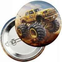 Przypinka z agrafką 59mm - AUTO MONSTER TRUCK