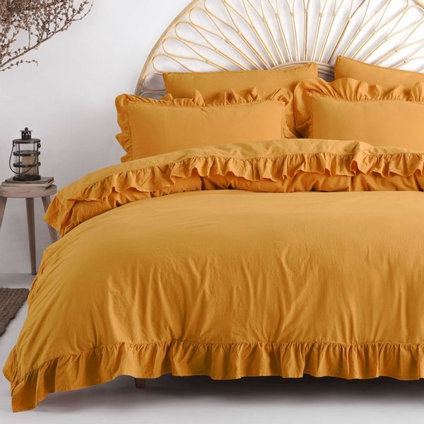 Pościel bawełniana NARCISSUE/160x200(P) STONEWASHED zdjęcie 1