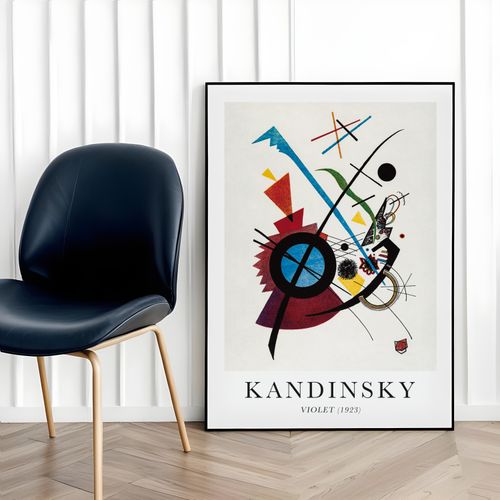 Plakat Kandinsky Violet 30x40 cm w czarnej ramie na Arena.pl