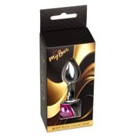 "Srebrny korek z serduszkiem MyLove Toys - różowy, 7 cm"