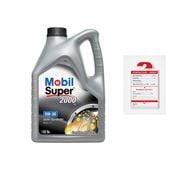 Olej silnikowy Mobil 5 l 5W-30 SUPER 2000 + przywieszka serwisowa