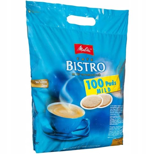 Pady MELITTA BISTRO MILD Pads SENSEO 100szt + GRATIS videobook z przepisami na Arena.pl