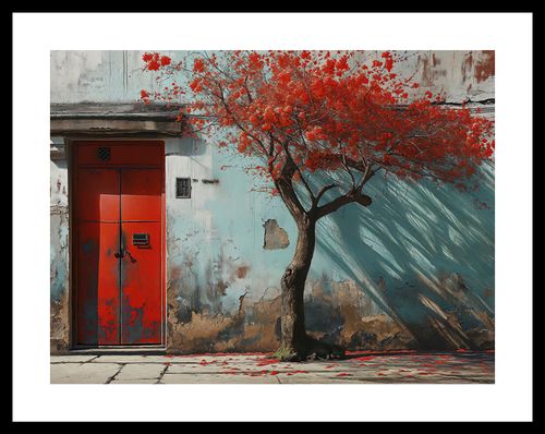 Plakat 40x30cm Widok Na Dawne na Arena.pl