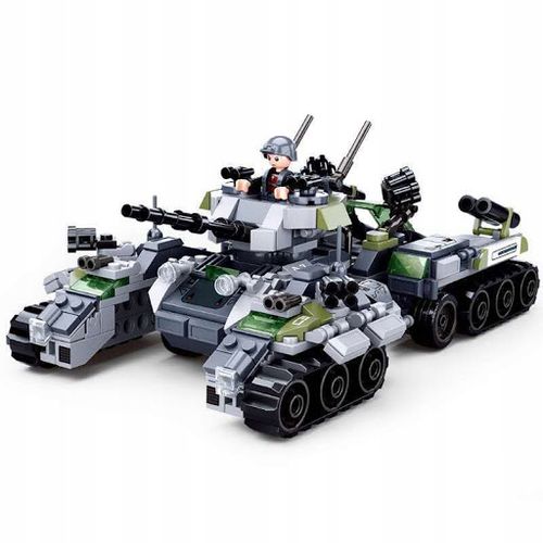 Klocki - Pojazd wojskowy 123 elementy Sluban B0793D na Arena.pl