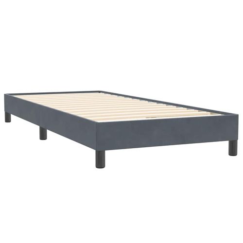 Łóżko typu Box Spring bez materaca Ciemnoszary 80x220 cm na Arena.pl