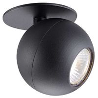 Kulista Lampa sufitowa BUELL ACGU10-153 regulowany downlight czarny