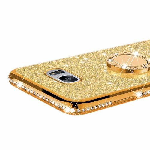 Etui Diamond Ring Glitter Brokat Iphone X Złote na Arena.pl