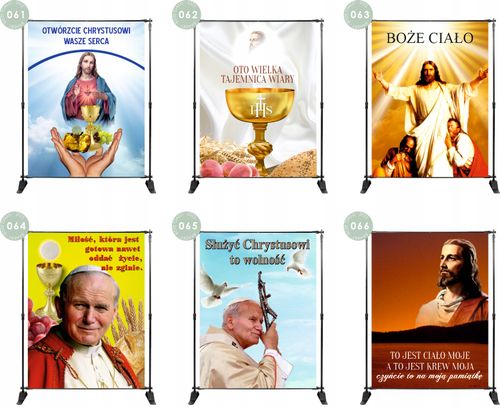 BANER NA BOŻE CIAŁO dekoracja OŁTARZA gotowy wzór na Arena.pl