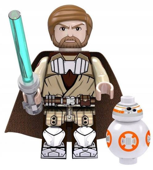 OBI WAN BB-8 ROBOT FIGURKA+ OBRAZEK LEGO STAR WARS zdjęcie 1