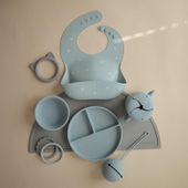 Mushie : Etui na smoczek do wózka Kula POWDER BLUE