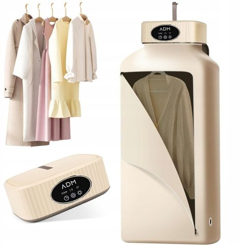 Przenośna Elektryczna Suszarka Do Ubrań Turystyczna 600W Timer Hak + na Arena.pl