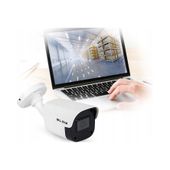 ZEWNĘTRZNA TUBOWA KAMERA 4MPx IP POE DETEKCJA 30m IR 2.8mm + AUDIO IP66
