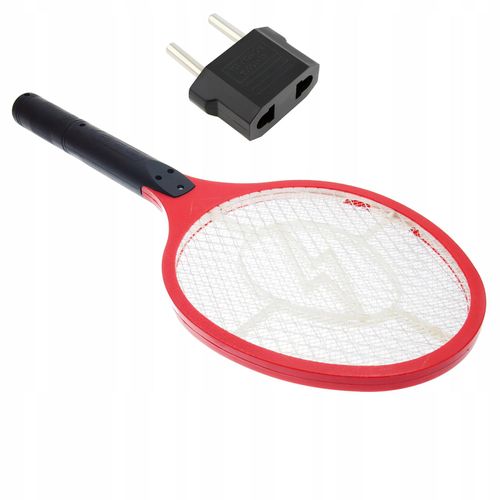 Elektryczna RAKIETKA SIECIOWA Łapka Paletka Packa na Muchy Nowy lightning MOSQUITO 51 5 21 892.5 czerwony na Arena.pl