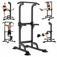 STACJONARNY DRĄŻEK DO ĆWICZEŃ PORĘCZE DO DIPÓW REGULOWANY SOLIDNY RP11