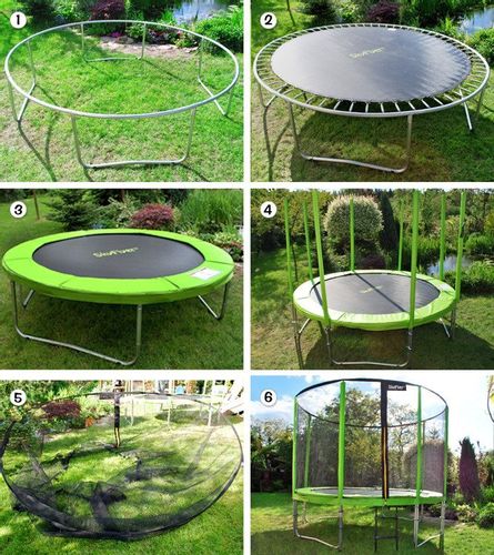 Trampolina ogrodowa SKYFLYER RING 2w1 304cm 10FT na Arena.pl