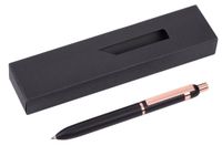 Metalowy długopis COPPER PEN, czarny, miedź