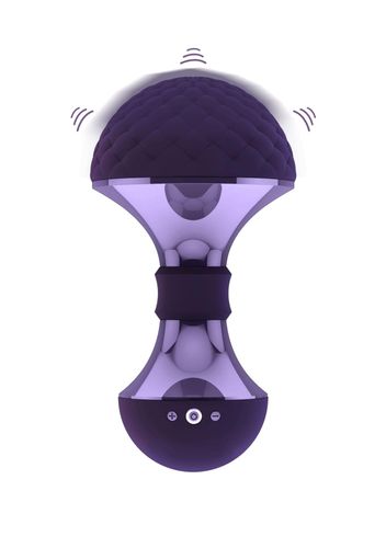 enoki - bendable massager - purple na Arena.pl