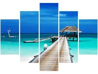 105CM 150CM ZEGAR 5 ELEM DOMEK TROPIKACH DRUK OBRAZ