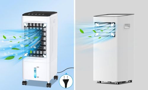 UŻYWANE Klimatyzator przenośny wodny 60W bez rury 6L z pilotem i timerem 7h na Arena.pl