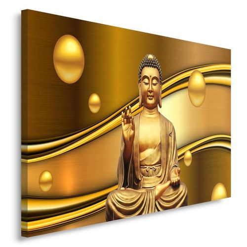 Obraz na płótnie - Canvas, Złoty Budda 40x30 na Arena.pl