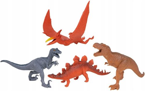 DINOZAURY DUŻY ZESTAW FIGUREK 55 ELEMENTÓW W PUDEŁKU KOLEKCJA DLA DZIECI na Arena.pl