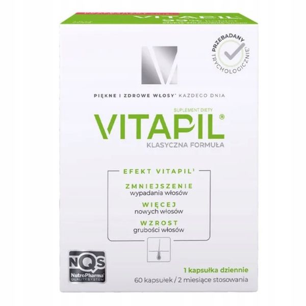 VITAPIL z biotyną 60 tabletek zdjęcie 1