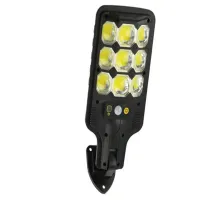 Lampa solarna zewnętrzna cob z czujnikiem ruchu i zmierzchu + pilot