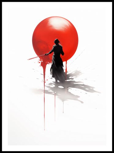 Plakat 50x70cm Samotny Samuraj na Arena.pl