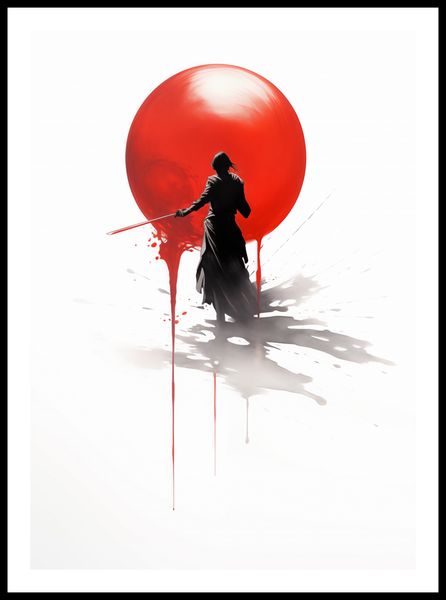 Plakat 50x70cm Samotny Samuraj zdjęcie 3