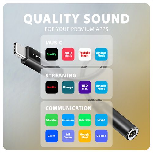 AXAGON | ADA-HC USB-C - HI-RES DAC Audio Adapter na Arena.pl