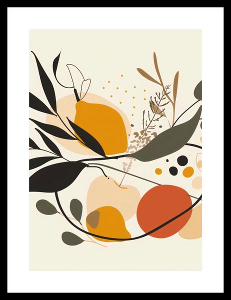 Plakat 50x70cm Botaniczny Wir zdjęcie 3