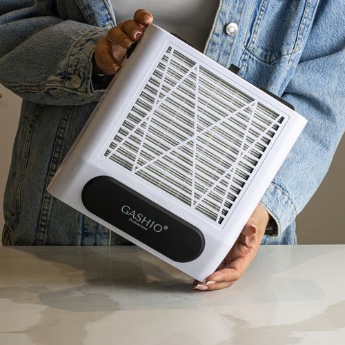 Pochłaniacz Pyłu Do Paznokci Manicure Bezworkowy Z Filtrem HEPA 80W na Arena.pl