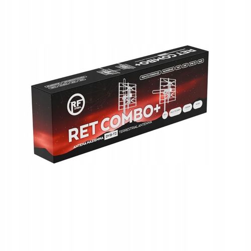Antena TV DVB-T2 UHF VHF MUX8 ze wzmacniaczem siatkowa RET COMBO RF na Arena.pl