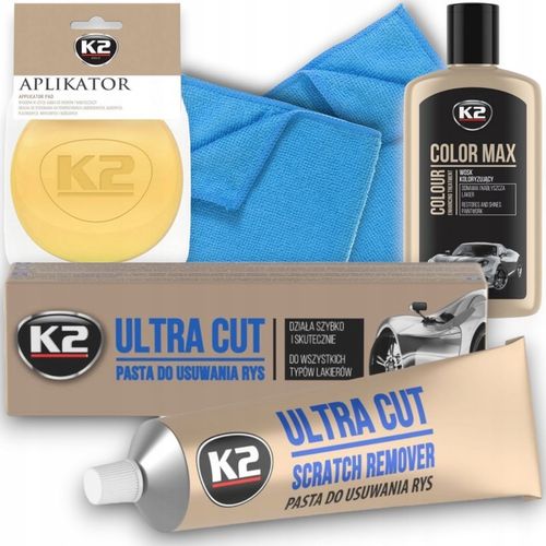 Zestaw K2 do usuwania rys z czarnego lakieru – regeneracja i ochrona na Arena.pl
