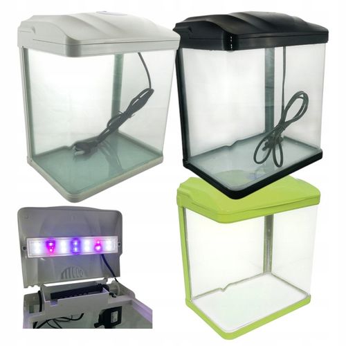 Małe Akwarium dla Bojownika HR-230 7L Zestaw z filtrem i Lampą LED 3 na Arena.pl