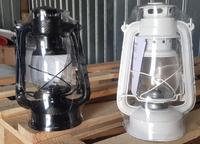 lampa naftowa 24 cm biała