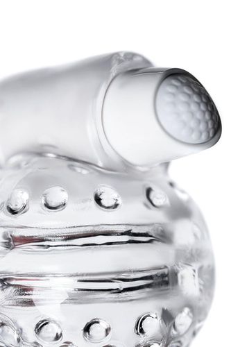 Lingam Shakti, Vibrating Masturbator, Tpe, Transparent, 9 Cm na Arena.pl