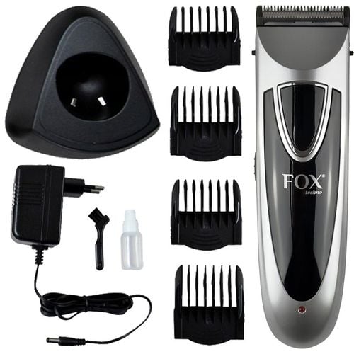 PROFESJONALNA BEZPRZEWDOWA MASZYNKA DO WŁOSÓW FOX TECHNO - STACJA - na Arena.pl